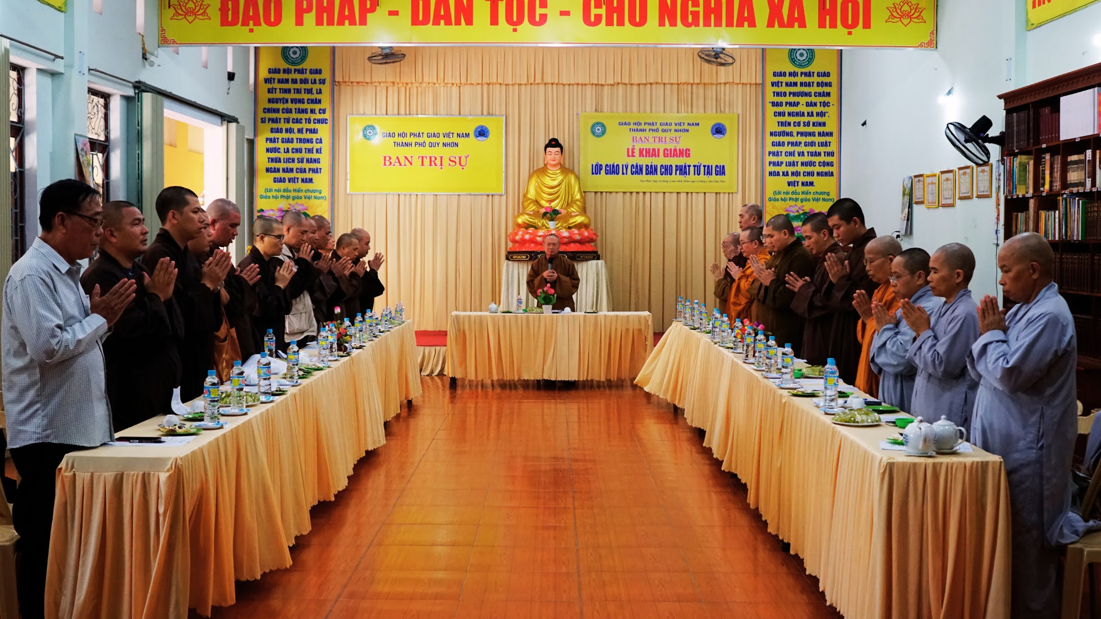 Ban Trị sự Phật giáo Quy Nhơn họp triển khai tổ chức Phật đản PL.2568